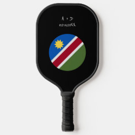 Aangepast bericht Namibië Vlag Pickleball Paddle