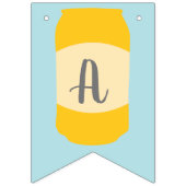 Aangepast bericht Seltzer Soda blikjes Party Vlaggetjes (Tweede vlag)