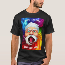 Aangepast bericht van Santa T-shirt