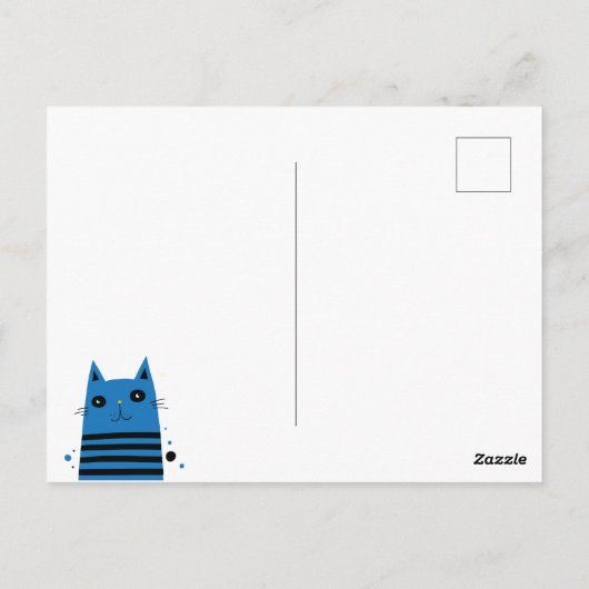 Aangepast bericht voor Cartoon bevestigen Aangepas Briefkaart (Achterkant)