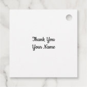 Aangepast bericht voor foto-indeling bedankjes labels (Achterkant)