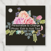 Aangepast bericht voor foto-indeling bedankjes labels (Voorkant)