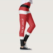 Aangepast bericht voor Kerstmis Leggings (Rechts)