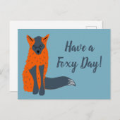 Aangepast bericht voor Melanistische Dierenvriende Briefkaart (Voorkant / Achterkant)