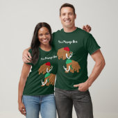 Aangepast bericht Wolly Mammoths Christmas Graphic T-shirt (Unisex)