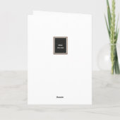 Aangepast bericht Zwart Vilt Letterboard Marktteke Kaart (Achterkant)