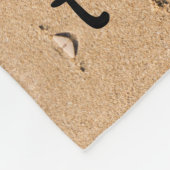 Aangepast berichtvenster Zand en Starfish Fleece Deken (Hoek)