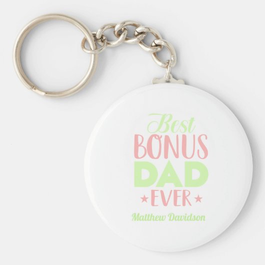Aangepast beste bonusmodel voor vader ooit sleutelhanger (Voorkant)