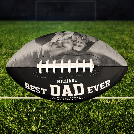 Aangepast BESTE DAD OOIT Kool Family Photo Sports  American Football