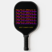 Aangepast BESTE DINKER OOIT Pickleball Paddle (Voorkant)