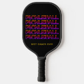 Aangepast BESTE DINKER OOIT Pickleball Paddle (Achterkant)
