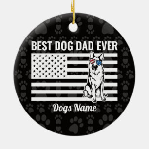 Aangepast beste hond vader ooit Duitse herderschap Keramisch Ornament