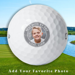 Aangepast beste mam ooit op foto van Kinder Par Golfballen