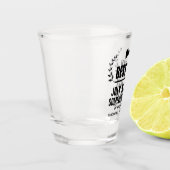 Aangepast beste man shot glas (Links)