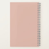 Aangepast beste moeder van de Bride Modern Blush P Notitieboek (Achterkant)