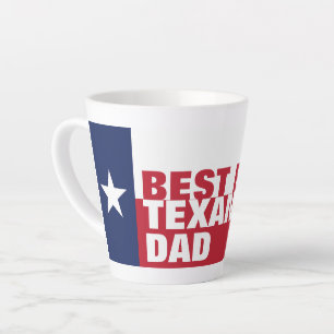 Aangepast beste-ooit-TEXAN DAD Latte Mok