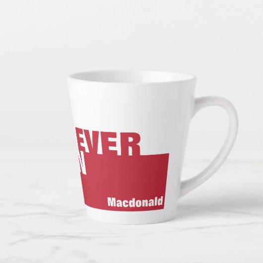 Aangepast beste-ooit-TEXAN DAD Latte Mok (Rechts)