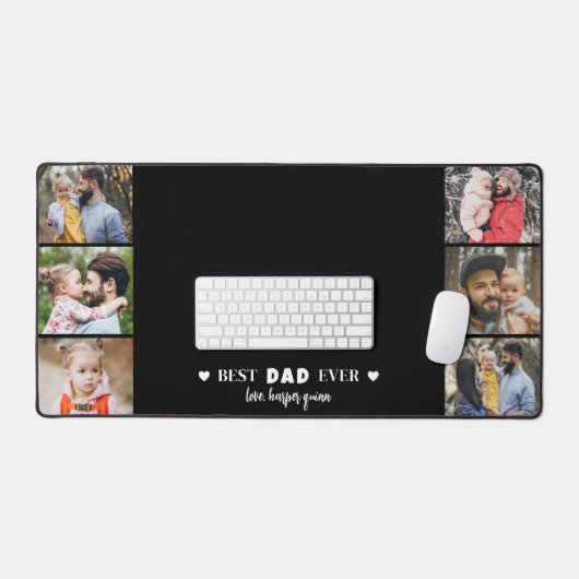 Aangepast beste pap foto collage bureaumat (Keyboard & Muis)