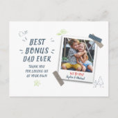 Aangepast beste pap ooit foto feestdagenkaart (Voorkant)