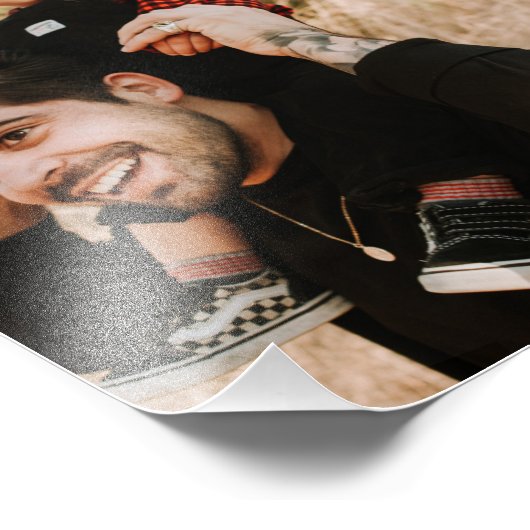 Aangepast beste pap ooit fotocollage foto afdruk (Hoek)