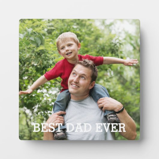 Aangepast beste pap ooit fotoplaat (Voorkant)