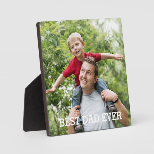 Aangepast beste pap ooit fotoplaat (Voorkant)