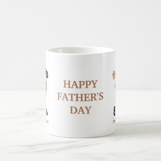 Aangepast beste pap ooit klauw koffiemok (Center)