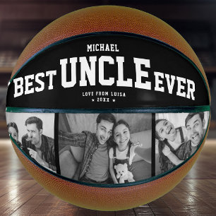 Aangepast BESTE UNCLE OOIT Moderne Cool Family 3 F Basketbal