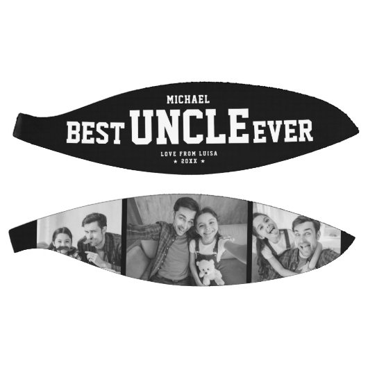 Aangepast BESTE UNCLE OOIT Moderne Cool Family 3 F Basketbal (Panelen)