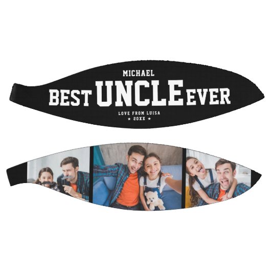 Aangepast BESTE UNCLE OOIT Moderne Cool Family 3 F Basketbal (Panelen)