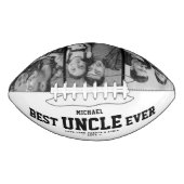 Aangepast BESTE UNCLE OOIT Moderne Cool Photo Coll American Football (Voorkant)