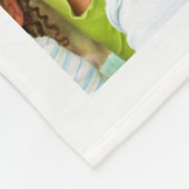 Aangepast beste vader 10 Foto Collage Fleece Deken (Hoek)