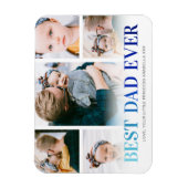 Aangepast beste vader ooit Foto 5 Magneet (Verticaal)