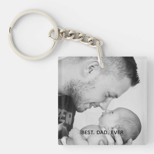 Aangepast beste vader ooit sleutelhanger (voorkant)