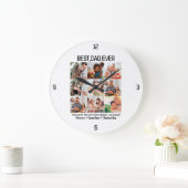 Aangepast beste vader ooit vaders Dag 9 Foto Colla Grote Klok (Huis)