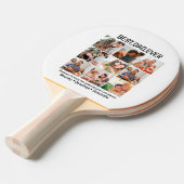 Aangepast beste vader ooit vaders Dag 9 Foto Colla Tafeltennisbatje (Voorkant Gekanteld)