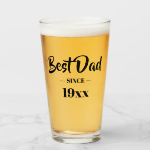 Aangepast beste vader sinds jaar grappige vaders d glas