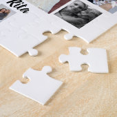 Aangepast beste vrienden 15 fotocollage legpuzzel (Zijkant)