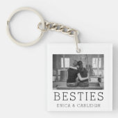 Aangepast beste vrienden foto sleutelhanger (voorkant)