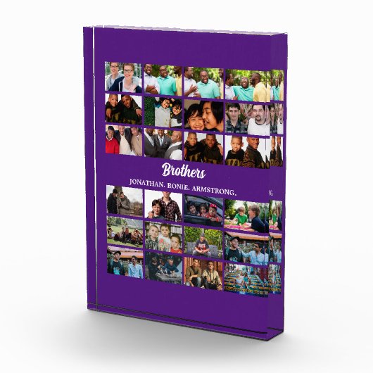 Aangepast beste vrienden voor Brothers Brothers Fo Fotoblokken (Rechts)