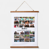 Aangepast beste vrienden voor Brothers Brothers Fo Hangend Wandkleed (Voorkant)