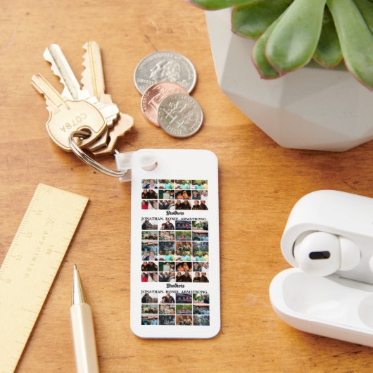 Aangepast beste vrienden voor Brothers Brothers Fo Sleutelhanger (Bureau)