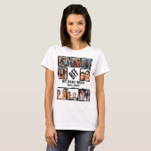 Aangepast beste vrienden voor ooit BFF 8 Foto Coll T-shirt (Voorkant volledig)