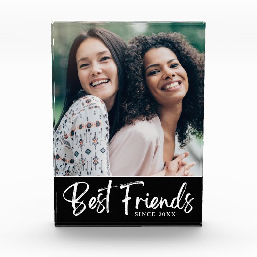Aangepast beste vriendschap voor Galentine Fotoblokken (Voorkant)