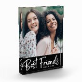 Aangepast beste vriendschap voor Galentine Fotoblokken (Links)