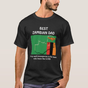 Aangepast BESTE ZAMBIAN DAD T-shirt