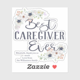 Aangepast beste zorgverlener ooit sticker