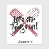 Aangepast bestek sticker (Vel)