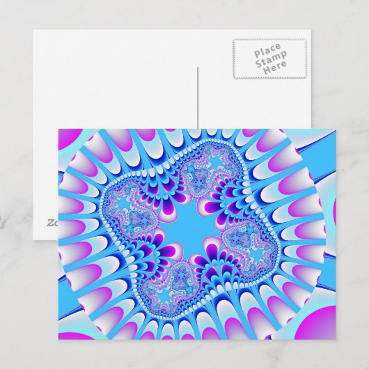 Aangepast bevroren Briefkaart (Voorkant / Achterkant)