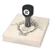 Aangepast Bewaar de Datum ART DECO Gatsby Style Rubberstempel (Stempel)